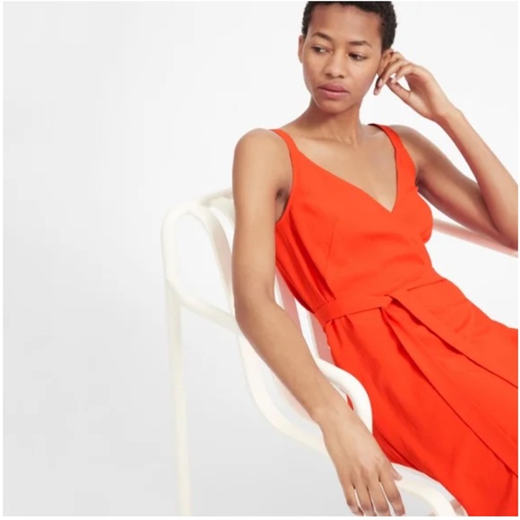Everlane Japanese Go Weave Midi Wrap Dress - Picture 9 of 14